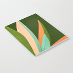 Colorful Agave Painted Cactus Illustration Notebook Gallery Image 2