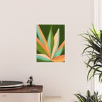 Colorful Agave Painted Cactus Illustration Poster Gallery Image 2