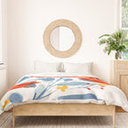 Watercolor Flowers Duvet Cover Gallery Image 3