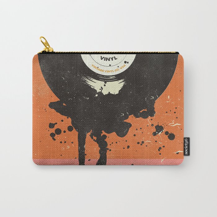 VINTAGE VINYL DRIP Carry All Pouch Gallery Image 1