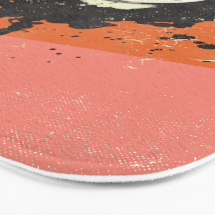 VINTAGE VINYL DRIP Bath Mat Gallery Image 3