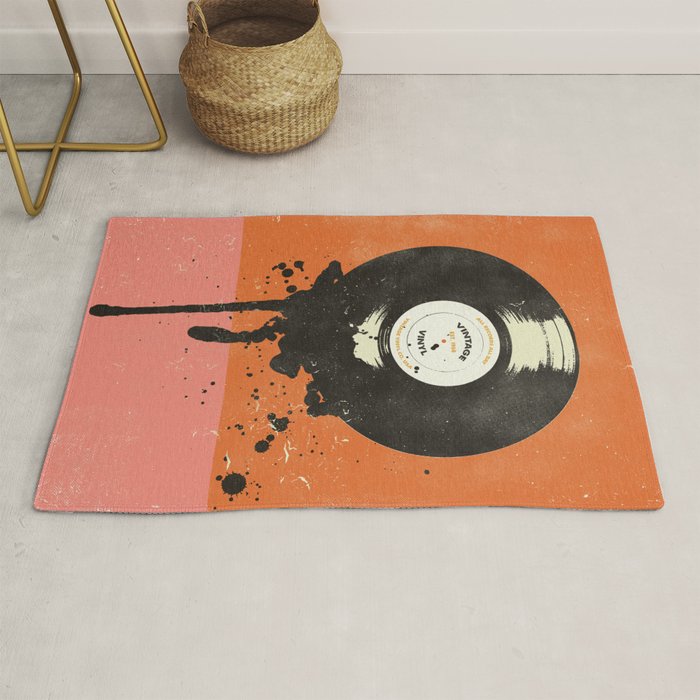 VINTAGE VINYL DRIP Rug Gallery Image 1