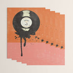 VINTAGE VINYL DRIP Wrapping Paper Gallery Image 3