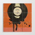 VINTAGE VINYL DRIP Wood Wall Art Gallery Image 1