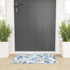 forget me not pattern watercolor  Welcome Mat Gallery Image 3