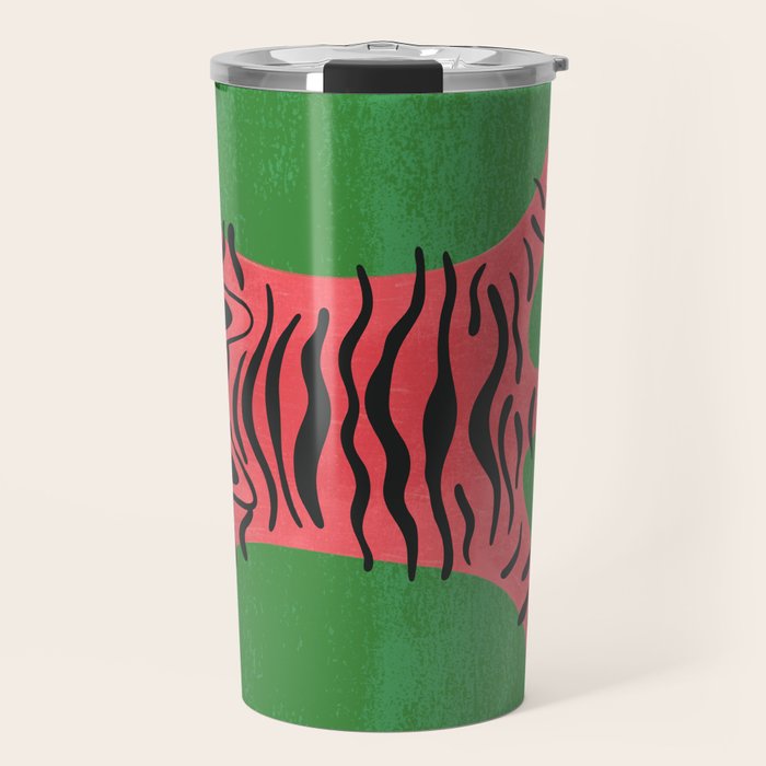 Silly Cat Rug Travel Mug Gallery Image 1