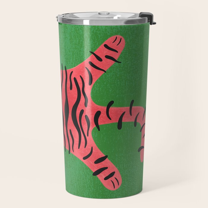 Silly Cat Rug Travel Mug Gallery Image 2