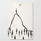 Minimal Line Landscape #2 Cutting Board Gallery Image 1