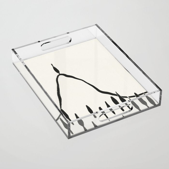 Minimal Line Landscape #2 Acrylic Tray Gallery Image 1