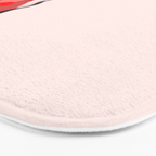 Pink Earrings Bath Mat Gallery Image 3