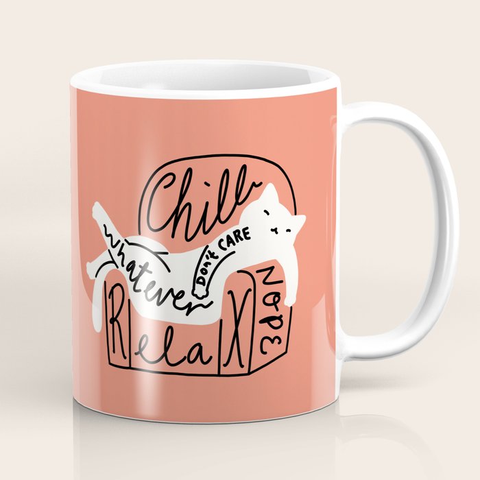 Whatever Cat Coffee Mug Gallery Image 1
