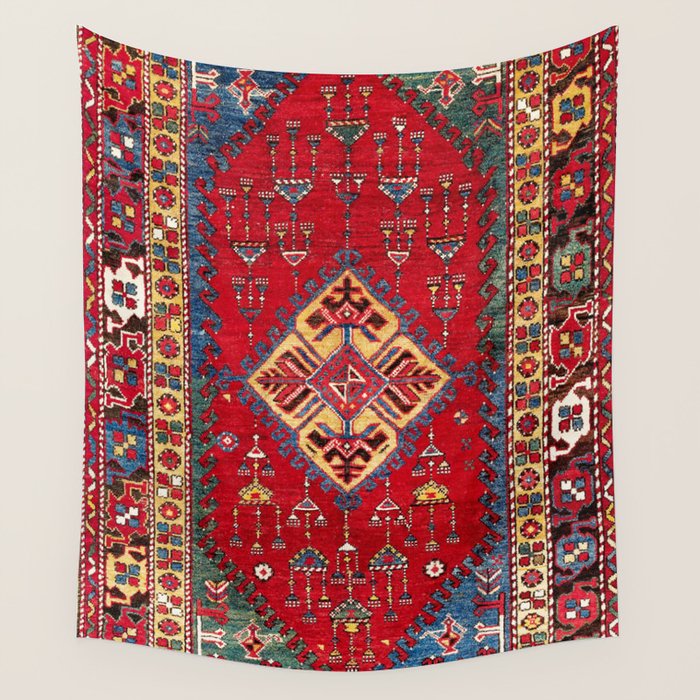 Dazkiri Southwest Anatolian Rug Print Wall Tapestry Gallery Image 4