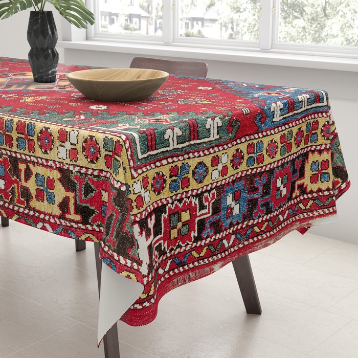 Dazkiri Southwest Anatolian Rug Print Tablecloth Gallery Image 3