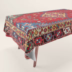Dazkiri Southwest Anatolian Rug Print Tablecloth Gallery Image 1