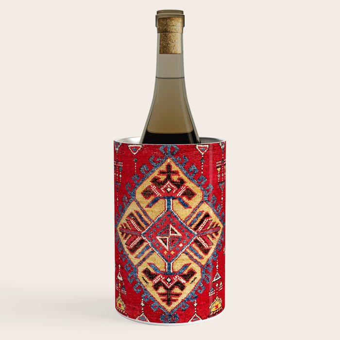 Dazkiri Southwest Anatolian Rug Print Wine Chiller Gallery Image 1