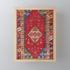 Dazkiri Southwest Anatolian Rug Print Mini Art Print Gallery Image 1