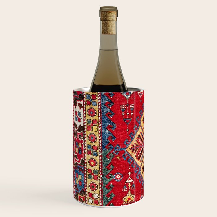Dazkiri Southwest Anatolian Rug Print Wine Chiller Gallery Image 2