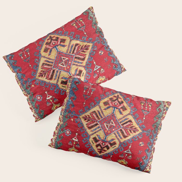 Dazkiri Southwest Anatolian Rug Print Pillow Sham Gallery Image 3