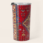 Dazkiri Southwest Anatolian Rug Print Travel Mug Gallery Image 3