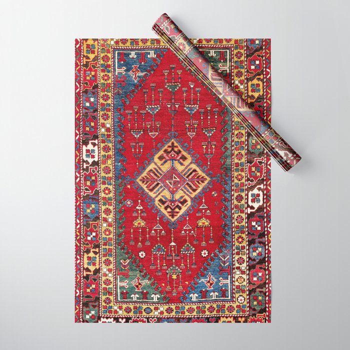 Dazkiri Southwest Anatolian Rug Print Wrapping Paper Gallery Image 1