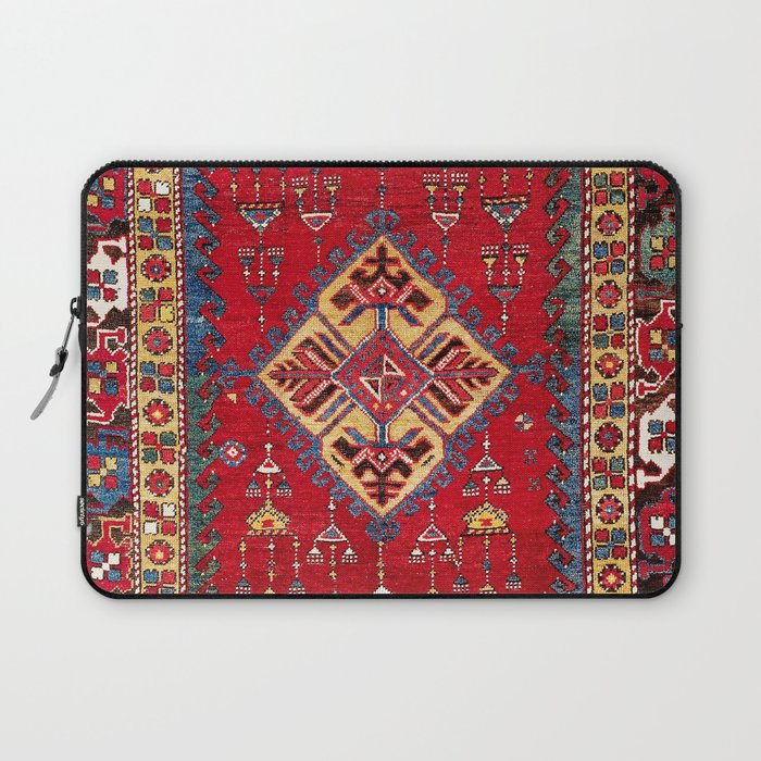 Dazkiri Southwest Anatolian Rug Print Laptop Sleeve Gallery Image 1