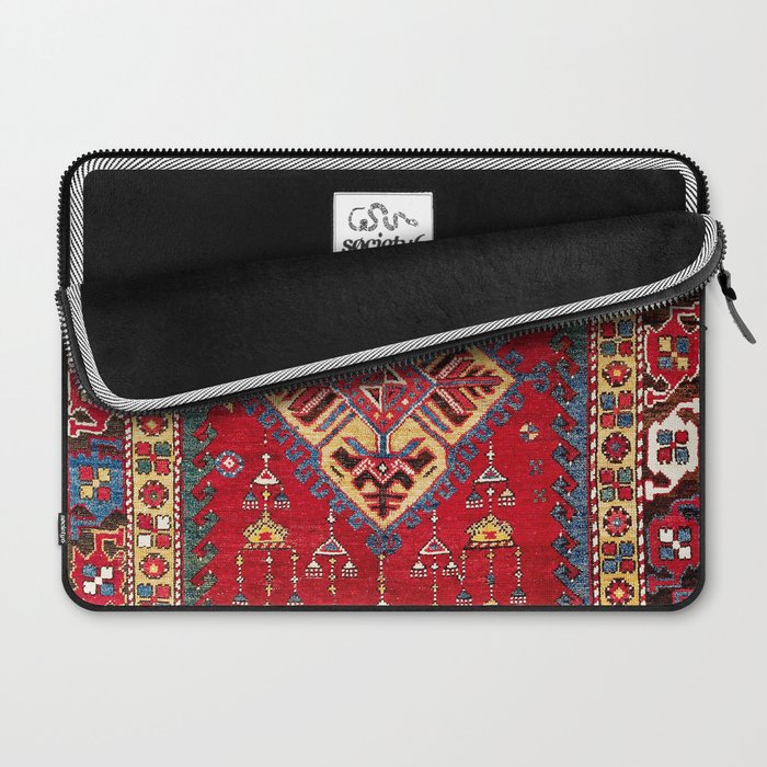 Dazkiri Southwest Anatolian Rug Print Laptop Sleeve Gallery Image 2