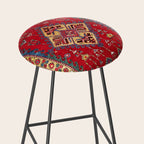 Dazkiri Southwest Anatolian Rug Print Stool Gallery Image 2