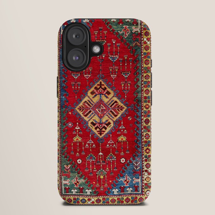 Dazkiri Southwest Anatolian Rug Print iPhone Case Gallery Image 9