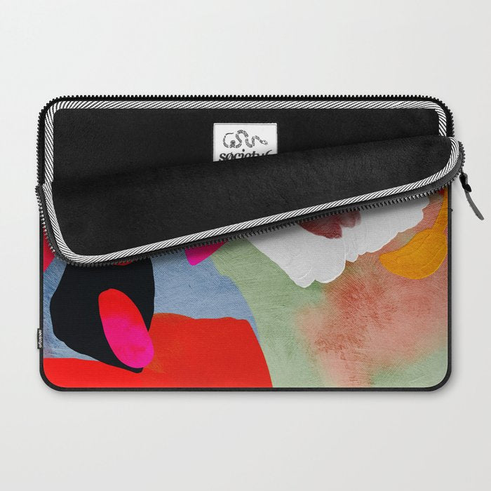 phantasy in red abstract Laptop Sleeve Gallery Image 2