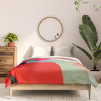 phantasy in red abstract Comforter Gallery Image 3