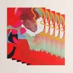 phantasy in red abstract Wrapping Paper Gallery Image 3