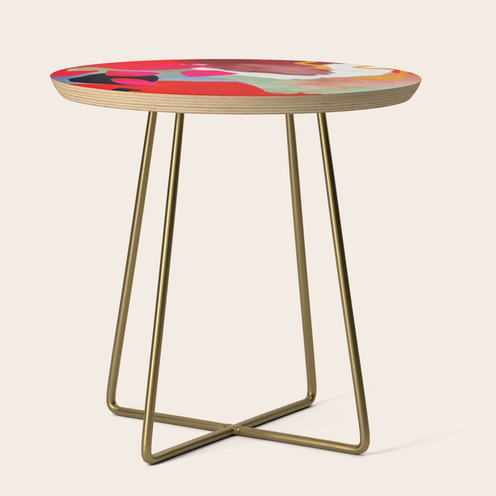 phantasy in red abstract Side Table Gallery Image 1