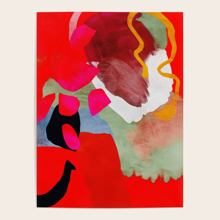 phantasy in red abstract Poster Gallery Image 4