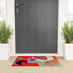 phantasy in red abstract Welcome Mat Gallery Image 3