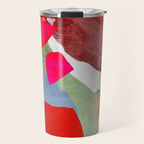phantasy in red abstract Travel Mug Gallery Image 1