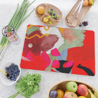 phantasy in red abstract Cutting Board Gallery Image 2