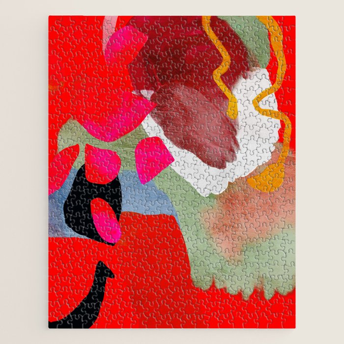 phantasy in red abstract Jigsaw Puzzle Gallery Image 1