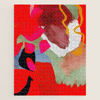 phantasy in red abstract Jigsaw Puzzle Gallery Image 1