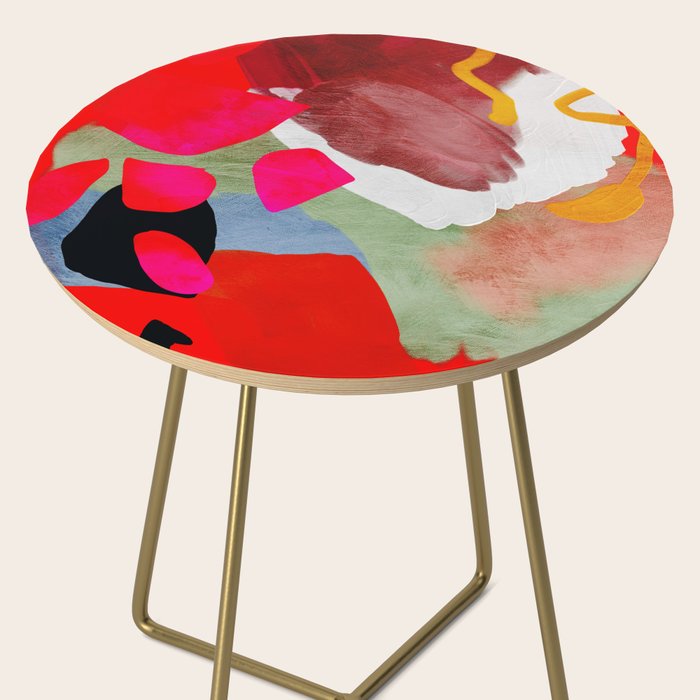 phantasy in red abstract Side Table Gallery Image 2