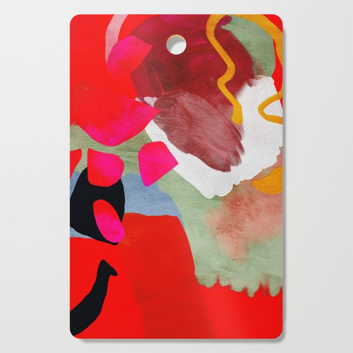 phantasy in red abstract Cutting Board Gallery Image 1