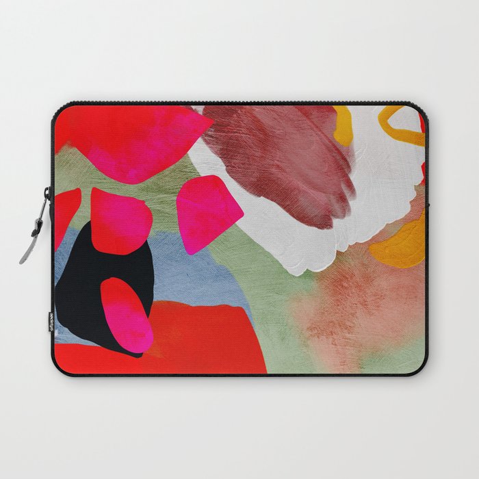 phantasy in red abstract Laptop Sleeve Gallery Image 1