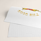Retro Rainbow Roller Skates Let The Good Times Roll Yellow Wrapping Paper Gallery Image 2