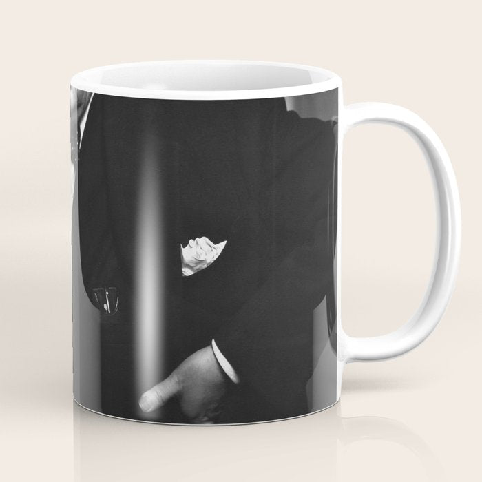 Winston Churchill Portrait Coffee Mug Gallery Image 1