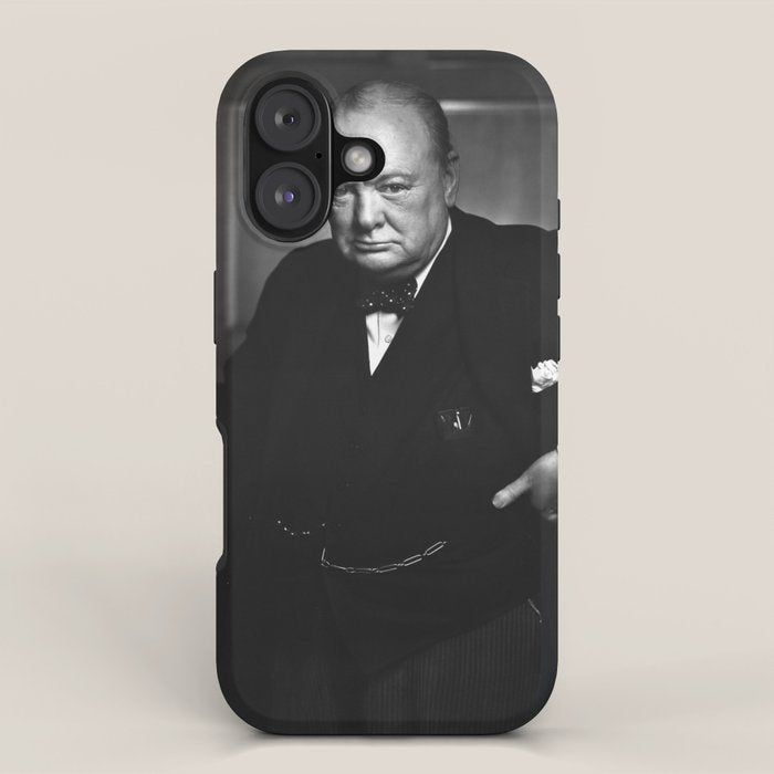 Winston Churchill Portrait iPhone Case Gallery Image 1