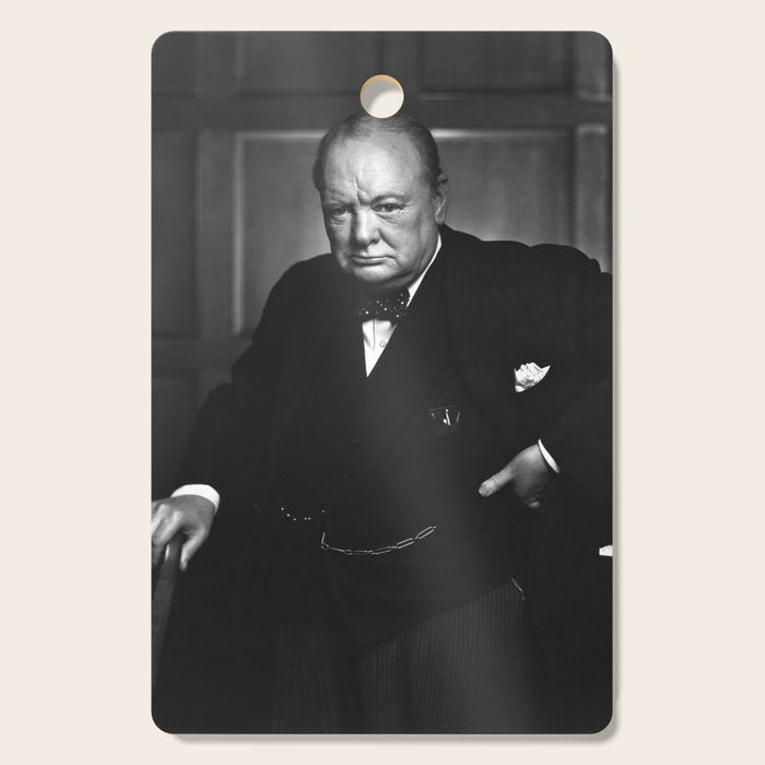 Winston Churchill Portrait Cutting Board Gallery Image 1