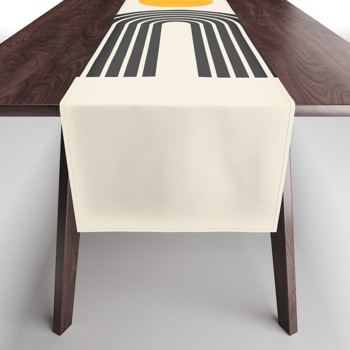 Gold Sun I: Mid-Century Modern Edition Table Runner Gallery Image 1