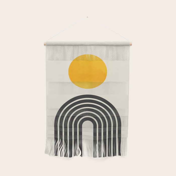 Gold Sun I: Mid-Century Modern Edition Wall Hanging Gallery Image 1