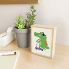 Croco Scooter Mini Art Print Gallery Image 2