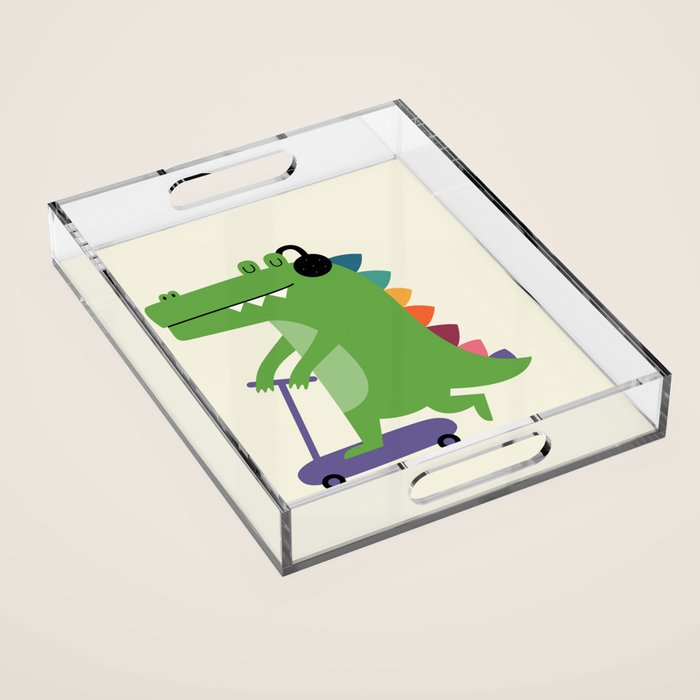 Croco Scooter Acrylic Tray Gallery Image 1