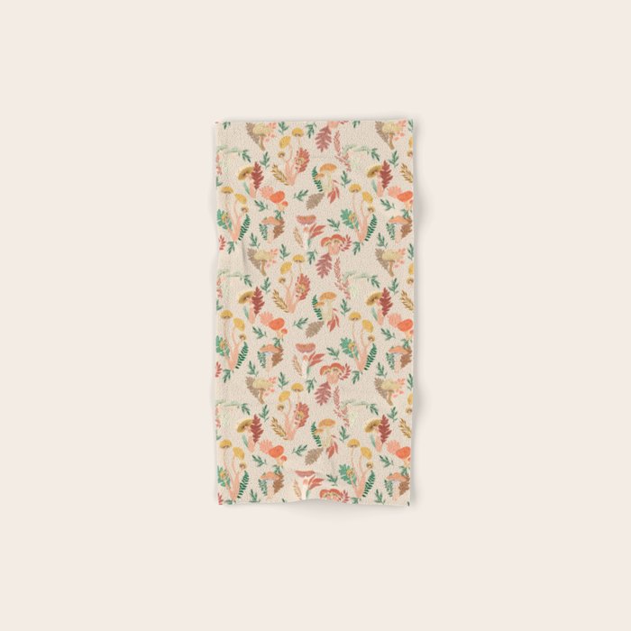 Wild mushrooms I Bath Towel Gallery Image 1